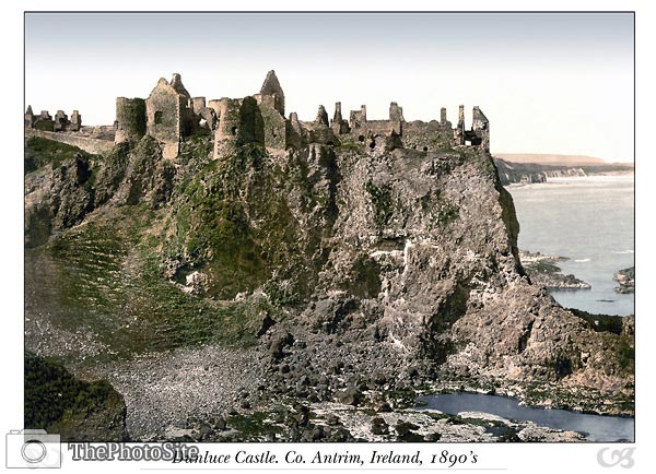 Dunluce Castle. Co. Antrim, Ireland, - Click Image to Close