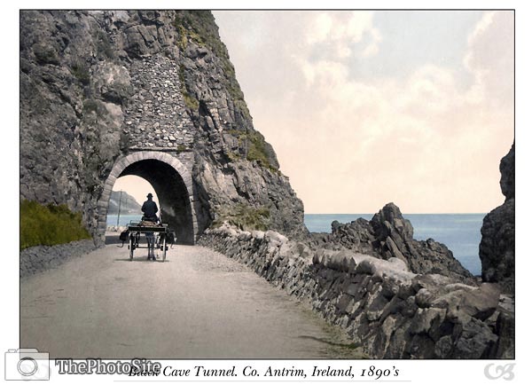 Black Cave Tunnel. Co. Antrim, Ireland - Click Image to Close