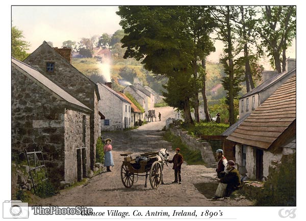 Glencoe Village. Co. Antrim, Ireland - Click Image to Close