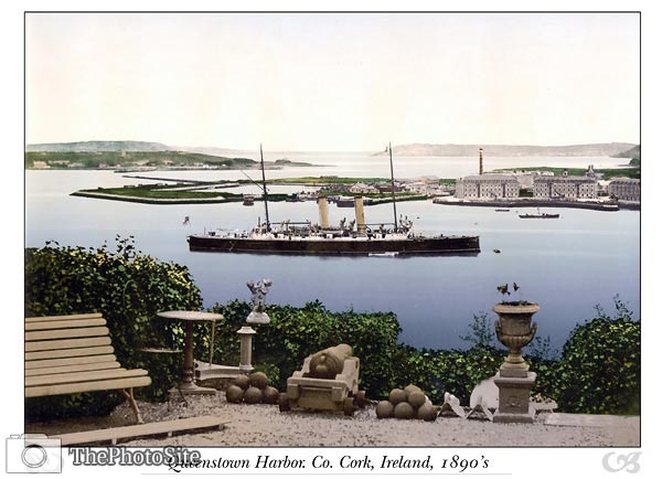 Queenstown Harbour. Co. Cork, Ireland - Click Image to Close