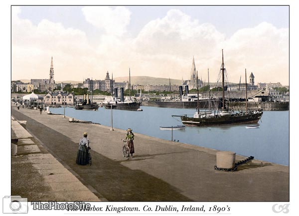 Kingstown Harbour. Co. Dublin, Ireland - Click Image to Close