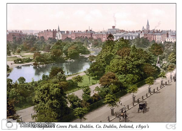 St. Stephen's Green Park. Dublin. Co. Dublin, Ireland - Click Image to Close