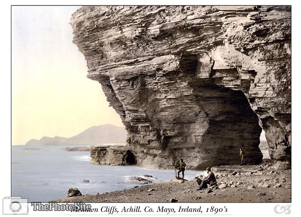 Menawn Cliffs, Achill. Co. Mayo, Ireland - Click Image to Close