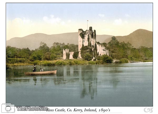 Ross Castle, I. Co. Kerry, Ireland - Click Image to Close