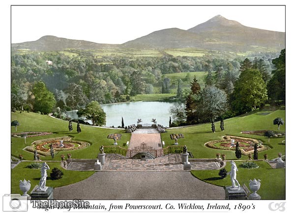 Sugarloaf Mountain, from Powerscourt. Co. Wicklow, Ireland - Click Image to Close