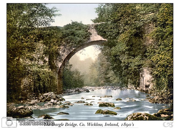 The Dargle Bridge. Co. Wicklow, Ireland - Click Image to Close