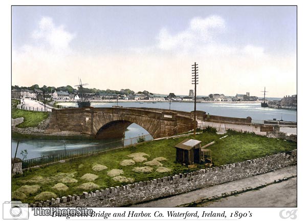 Dungarven Bridge and Harbour. Co. Waterford, Ireland - Click Image to Close