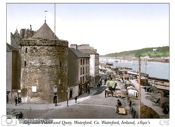 Reginald Tower and Quay. Waterford. Co. Waterford, Ireland - Click Image to Close