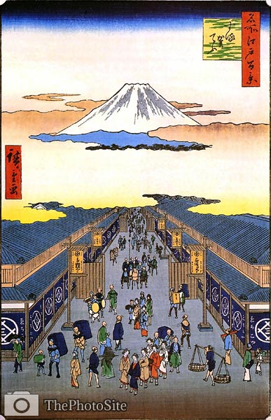 Sugura Street Ando Hiroshige - Click Image to Close