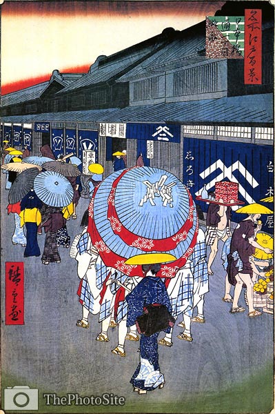 View of Nihonbashi Tori l-chome Ando Hiroshige - Click Image to Close