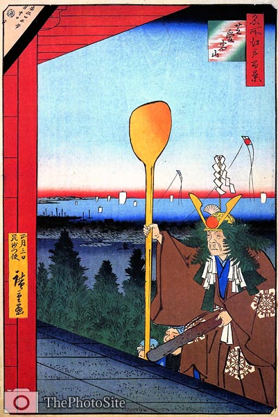 Mount Atago, Shiba Ando Hiroshige - Click Image to Close