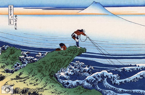 Kajikazawa in Kai province Katsushika Hokusai - Click Image to Close