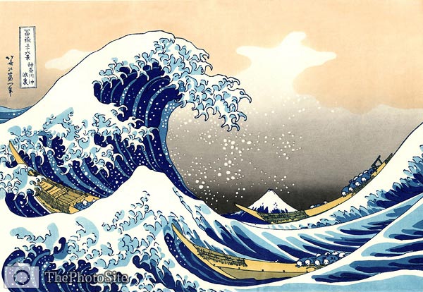 The BIG WAVE off Kanagawa Katsushika Hokusai - Click Image to Close