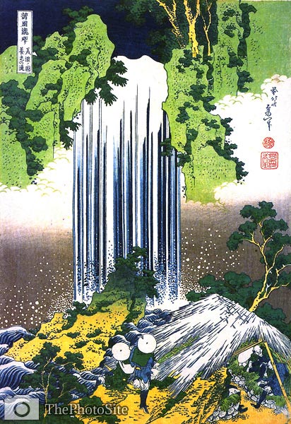 The Yoro Falls Katsushika Hokusai - Click Image to Close