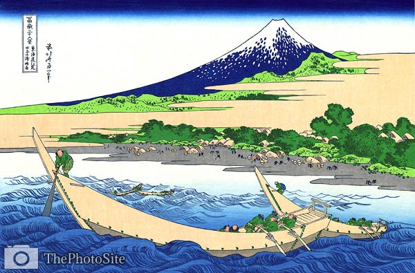 Tago Bay, Ejiri, Tokaido Katsushika Hokusai - Click Image to Close