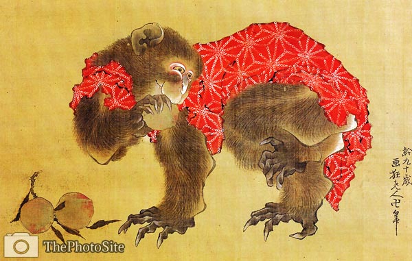 Monkey Katsushika Hokusai - Click Image to Close