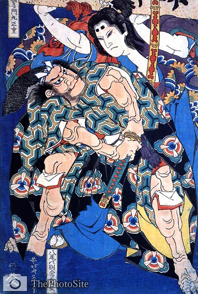 Actors, Japanese Theatre Katsushika Hokusai - Click Image to Close