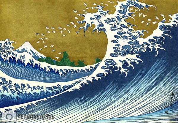 Big Wave Katsushika Hokusai - Click Image to Close