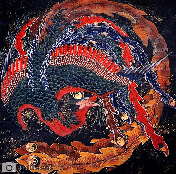 Phoenix Katsushika Hokusai - Click Image to Close
