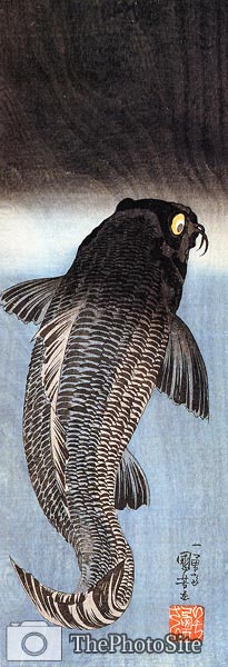 Black Carp Utagawa Kuniyoshi - Click Image to Close