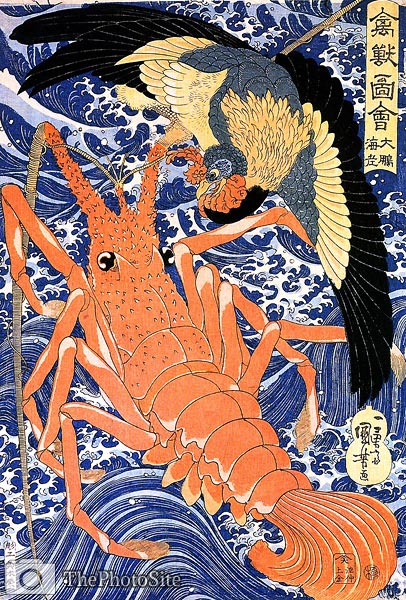 Lobster Utagawa Kuniyoshi - Click Image to Close