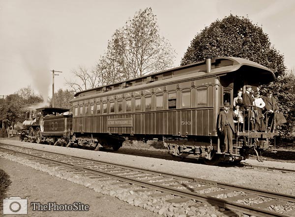 Lackawanna photo railroad car 1899. Delaware, Western Railroad - Click Image to Close