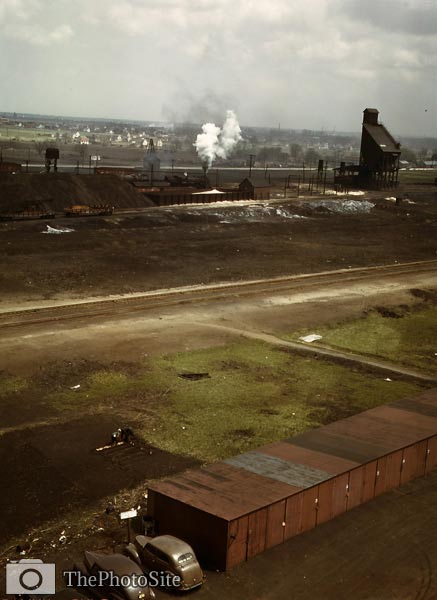 Chicago and Northwestern railroad Proviso yard 1943 - Click Image to Close