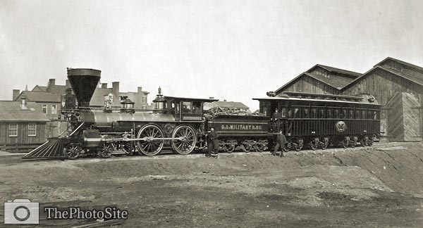 Steam engine W. H. Whiton, 1865, Civil War - Click Image to Close