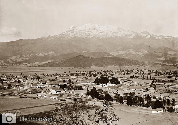 Iztaccihuatl from Sacramonte, mountain late 19th century - Click Image to Close
