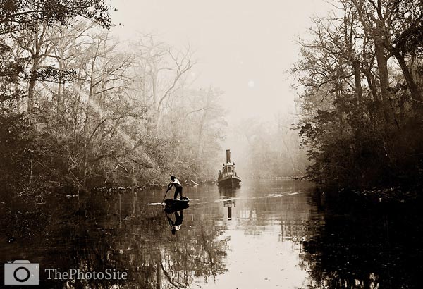 Deep Creek, Florida, 19th century view. - Click Image to Close