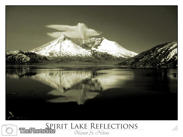Mount St Helens Spirit lake reflection 19th May 1982 - Click Image to Close