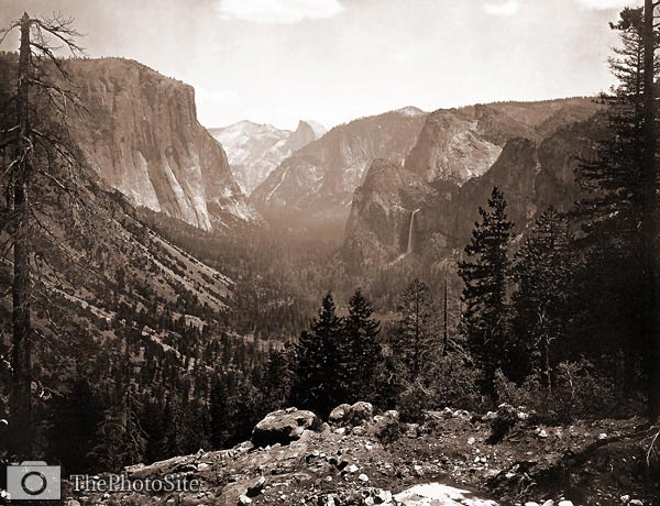 Entrance to Yosemite Valley, California, 1865 - Click Image to Close
