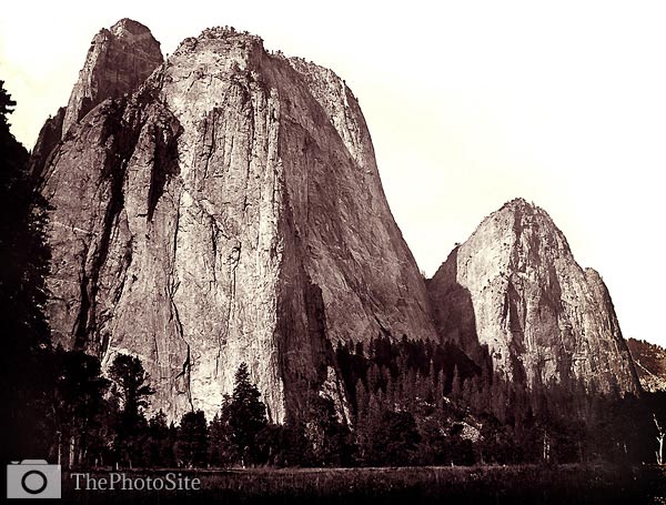 Cathedral Rock, Yosemite Valley, California, 1865 - Click Image to Close
