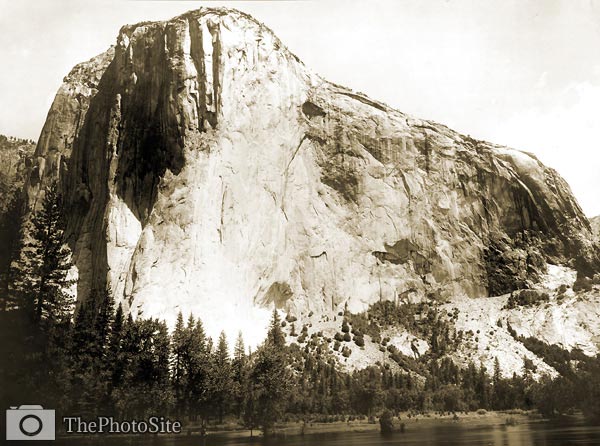 El Capitan, 1906. Yosemite Park - Click Image to Close