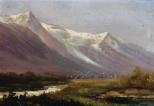 Study of Mountains - Click Image to Close