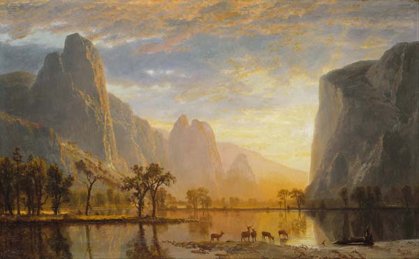 Valley of the Yosemite - Click Image to Close
