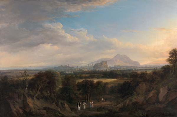A View of Edinburgh from the West - Click Image to Close