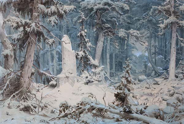 Snowy Forest - Click Image to Close