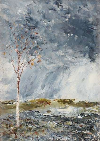 The Birch Tree I (Autumn) - Click Image to Close
