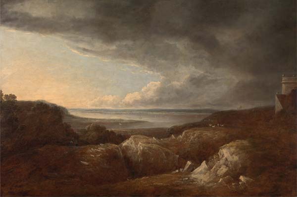 View of the River Severn, near King's Weston, Seat of Lord de Cl - Click Image to Close