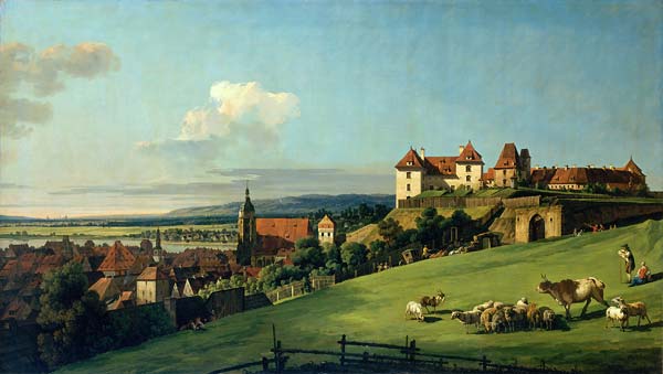 View of Pirna from the Sonnenstein Castle - Click Image to Close