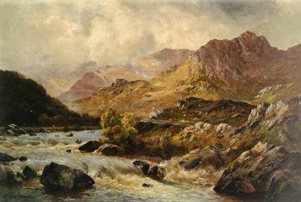 The Llugwy from Ponty Cyfyng Capel Curig - Click Image to Close