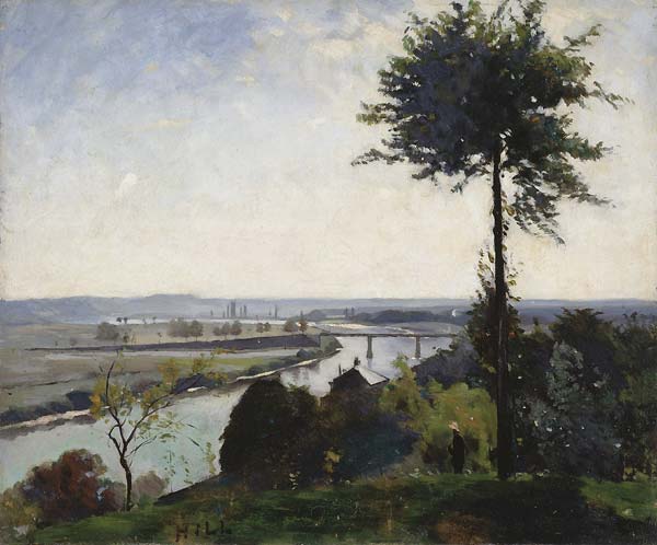 The Tree and the River Bend, 1877 - Click Image to Close