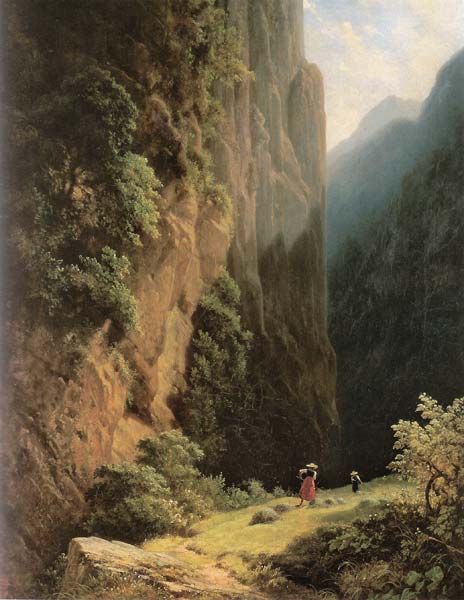Maherinnen im Gebirge - Click Image to Close