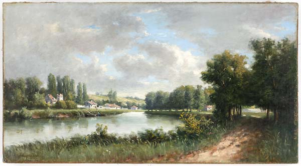 River Landscape - Click Image to Close