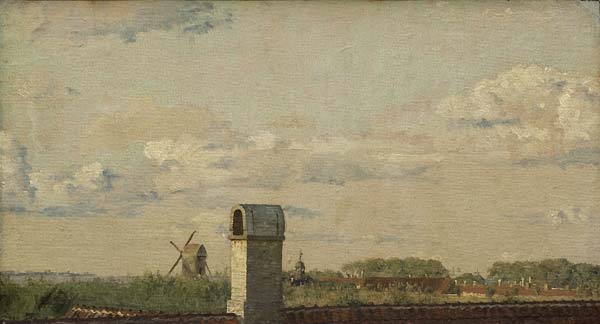 View from a Window in Toldbodvej Looking Towards the Citadel in - Click Image to Close