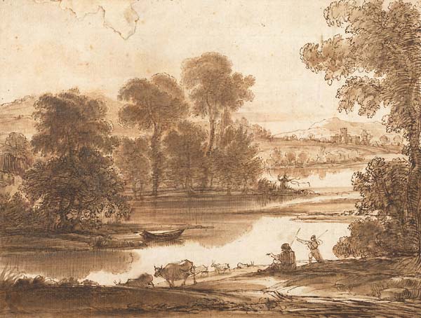 Floodplain with Watering Place, c.1640 - Click Image to Close