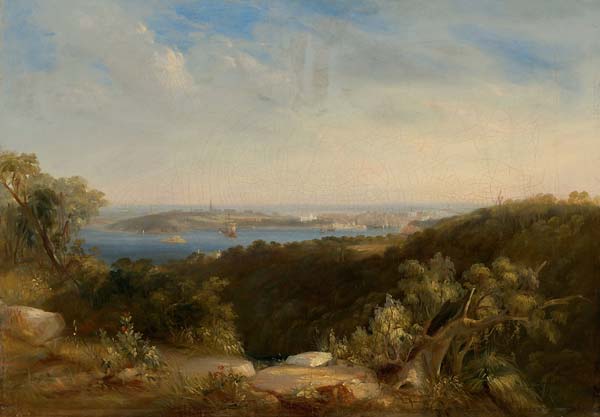 View of Sydney Harbour showing Sydney Cove - Click Image to Close