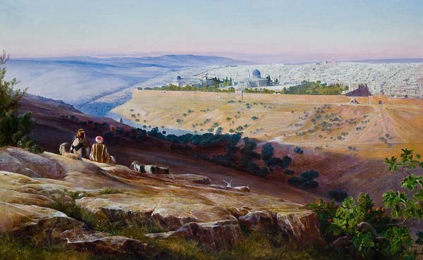 Jerusalem from the Mount of Olives - Click Image to Close