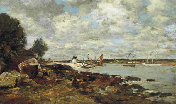 Plougastel, le rivage au bord de la baie - Click Image to Close